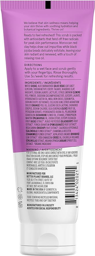 Acure Rejuvenating Facial Scrub 118 ML