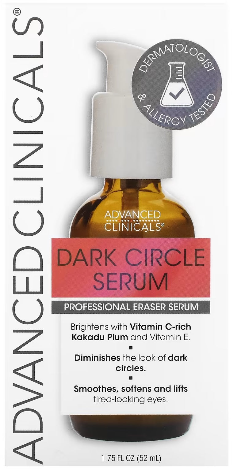 Advanced Clinicals, Dark Circle Serum, Fragrance-Free, 1.75 fl oz (52 ml)