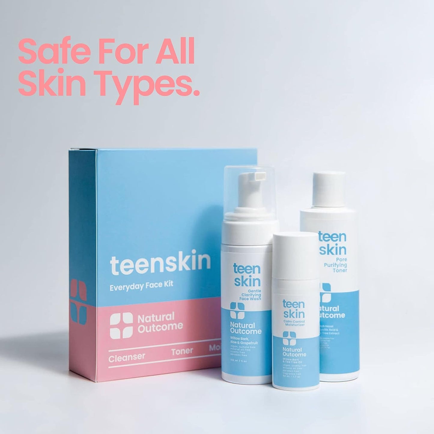 Teen Skin Face Wash, Toner, & Moisturizer