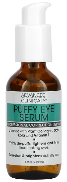 Advanced Clinicals, Professional Correction Puffy Eye Serum, 1.75 fl oz (52 ml)