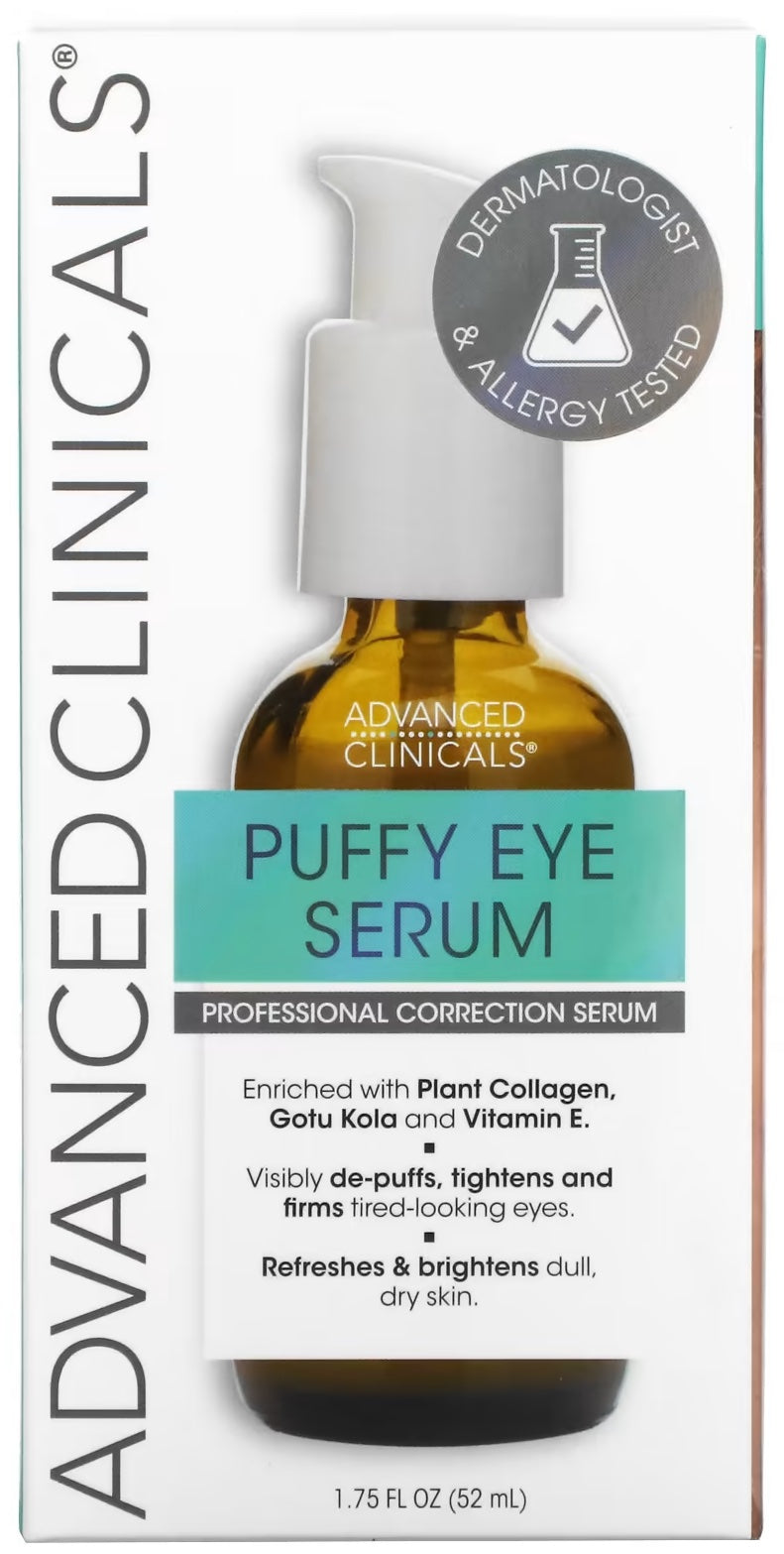 Advanced Clinicals, Professional Correction Puffy Eye Serum, 1.75 fl oz (52 ml)