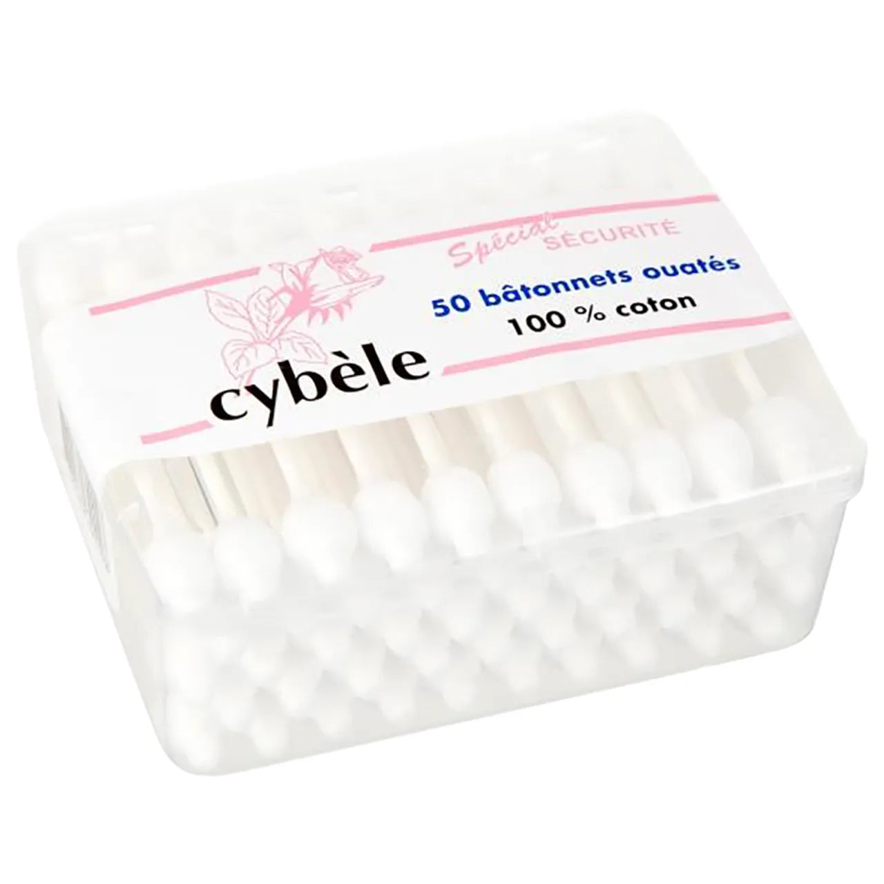 Cybele - 50-Pack Cotton Buds for Safe Use