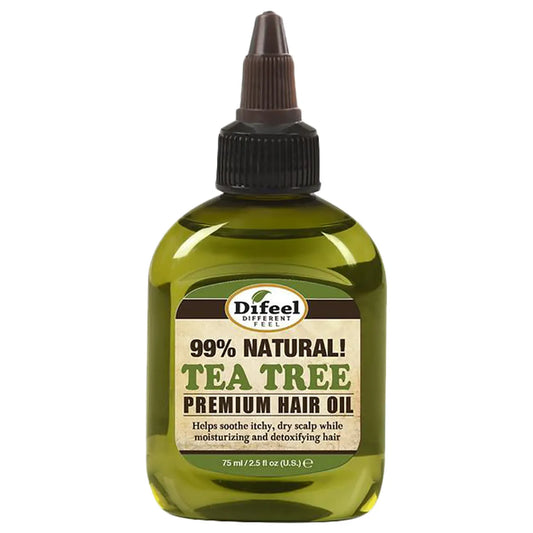 75ml of Difeel's Premium Natural Tea Tree Hair Oil