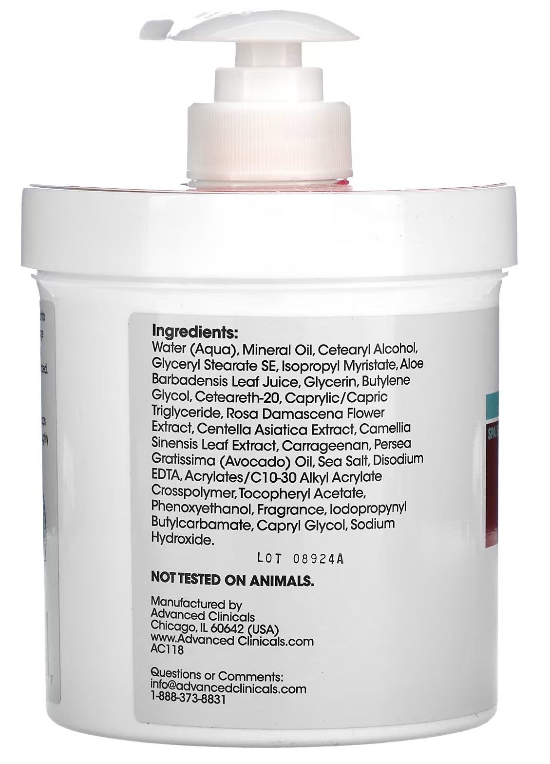 Introducing Advanced Clinicals Bulgarian Rose Anti-Aging Rescue Cream, now available in a 16 oz (454 g) jar.