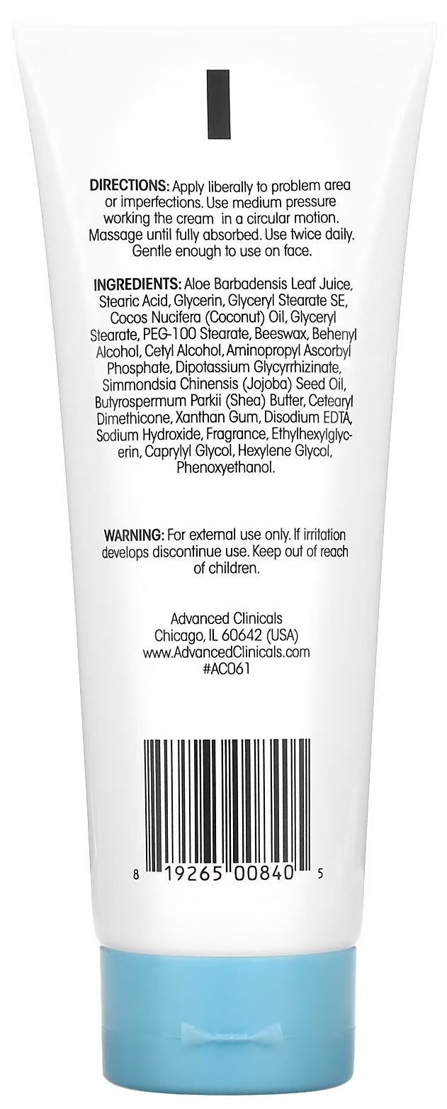 Introducing Advanced Clinicals Dark Spot Therapeutic Cream, now available in an 8 fl oz (237 ml) size.