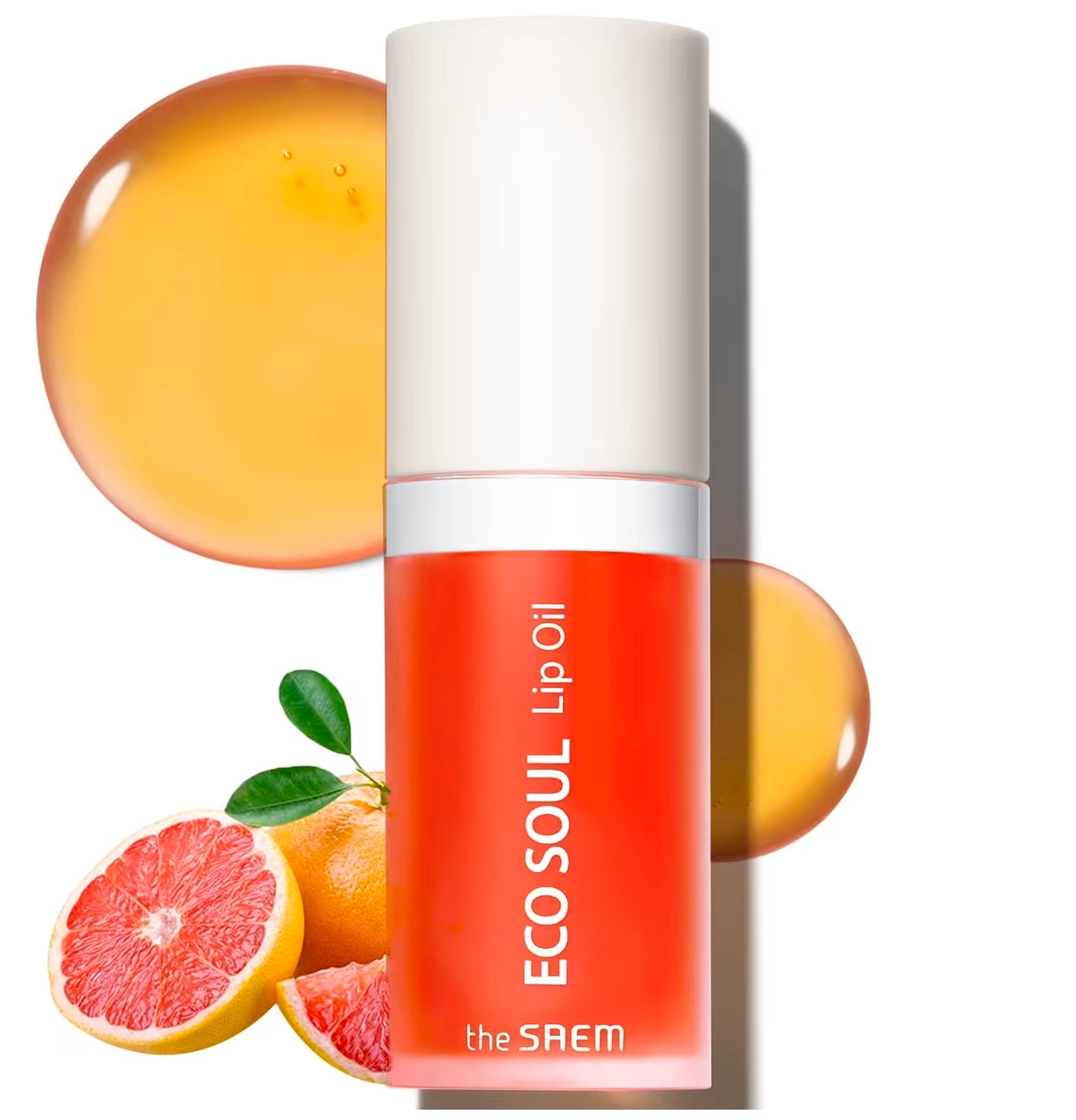 The Saem Eco Soul Lip Oil, Grapefruit (03), 0.2 fl oz