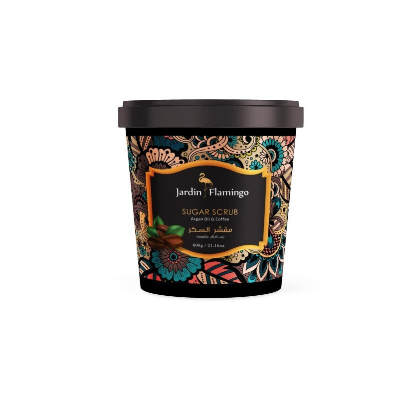 JARDIN D OLEANE Sugar Scrub With Argan Oil And Coffee Black 600g