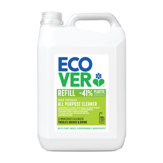 Biodegradable All Purpose Ecover Lemongrass & Ginger Cleaner 5 Liter