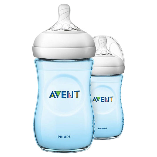 Philips Avent - Natural 2.0 Bottle 260ml, 2pc - Blue