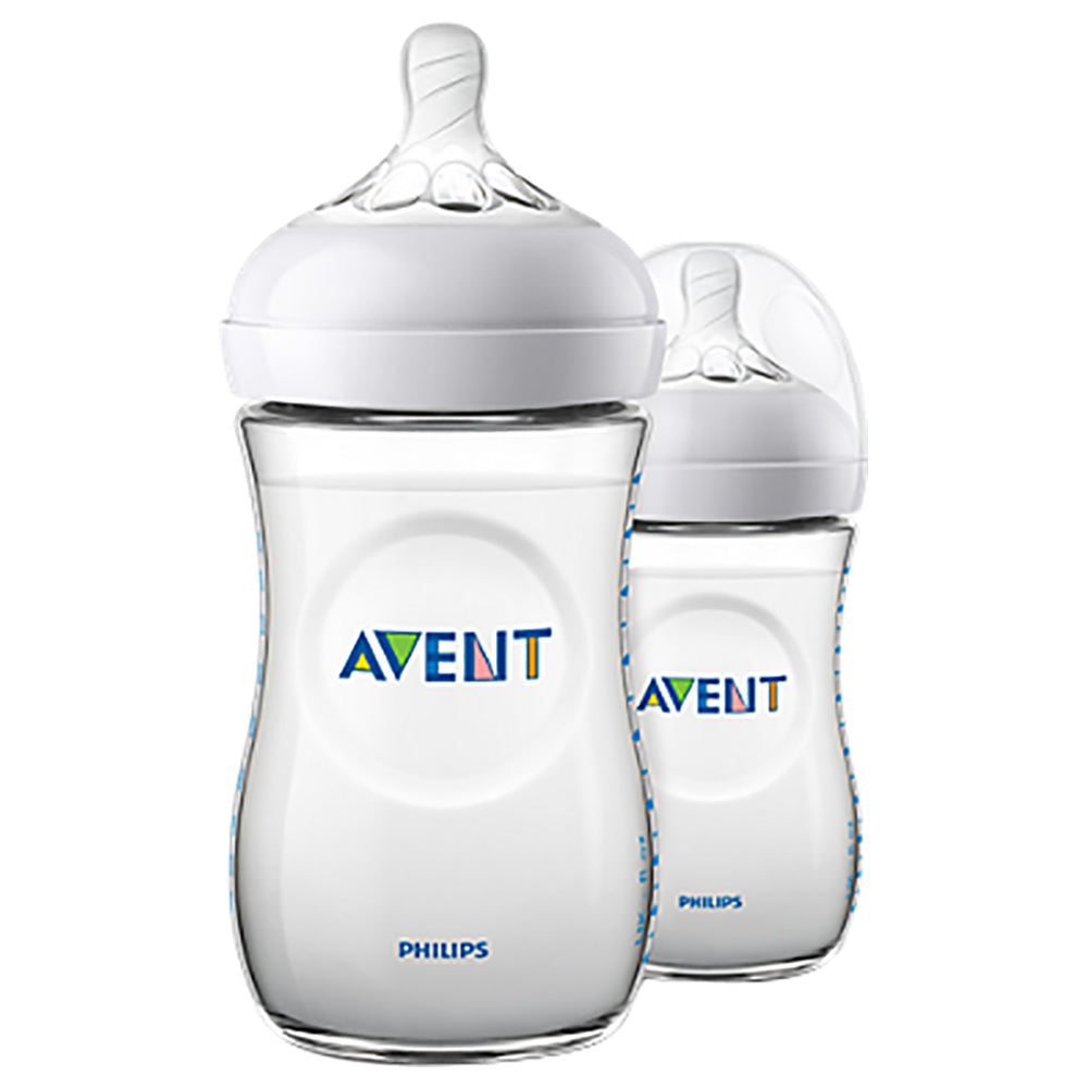 Philips Avent - Natural 2.0 Bottle 260ml, 2pc - Pink